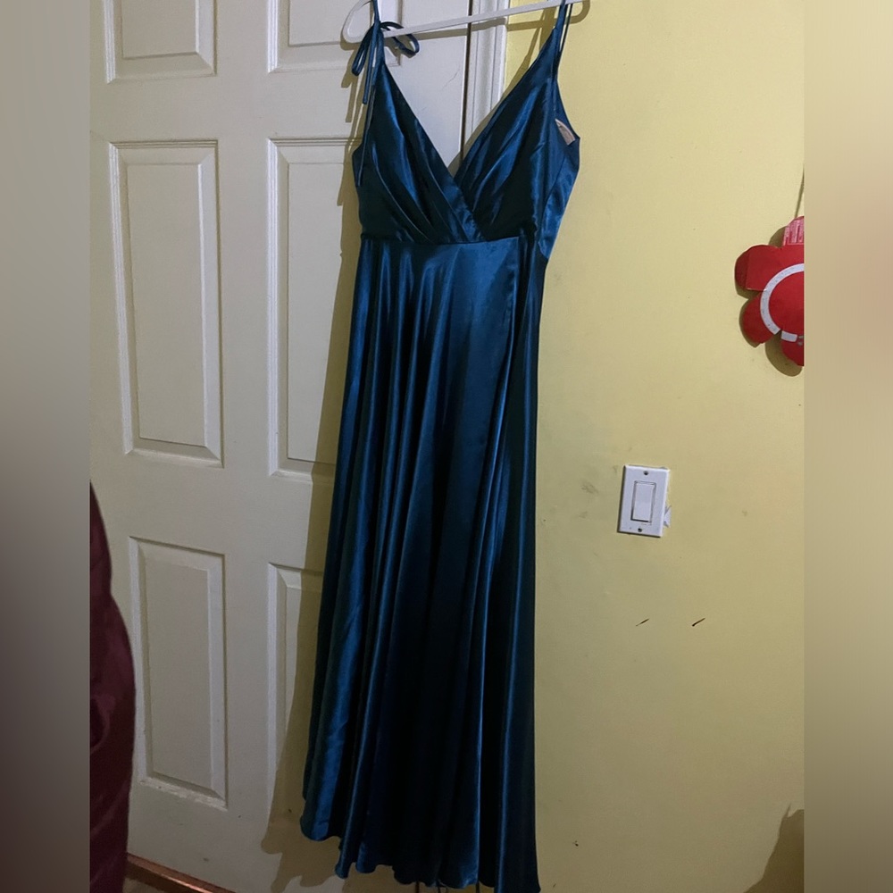 Blue size 8 corset dress